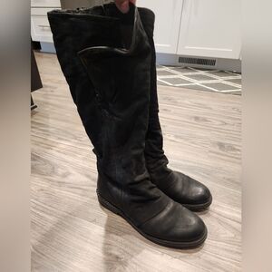 Miz Mooz Knee High Black Boots. EU 40